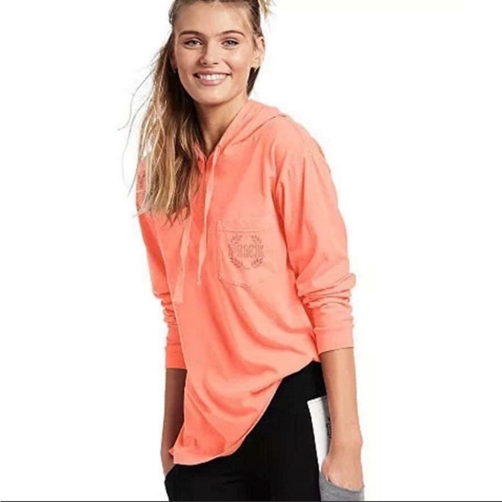Victoria's Secret Pink Campus Pocket Hoodie‎ Large